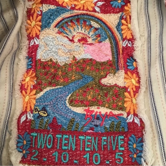 Johnny Was BIYA Jacket Embroider Beaded Blazer S - Picture 7 of 8